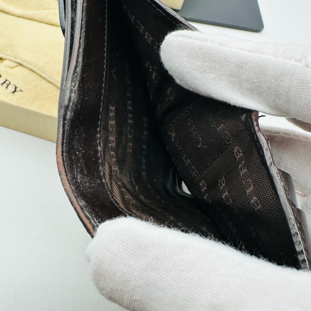 Burberry Nova Plaid Leather Wallet - Picture 13 of 13